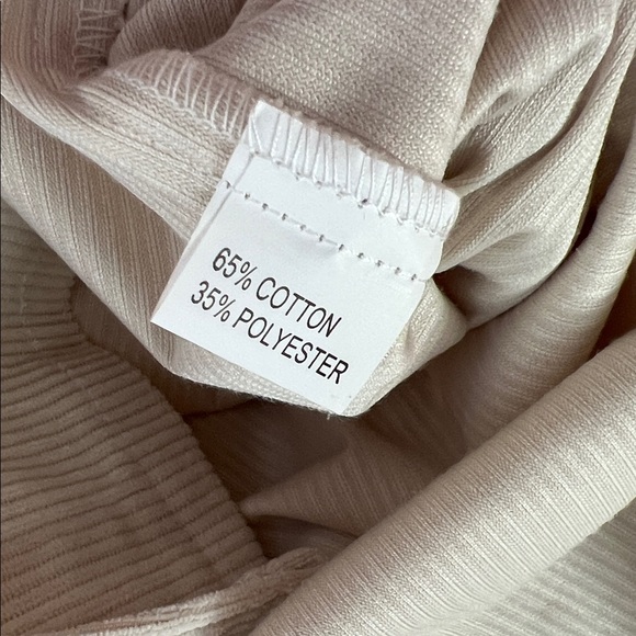 NWT Andthewhy denim Blue/Cream cordoroy colorblock Button-Down Shirt - Picture 9 of 10